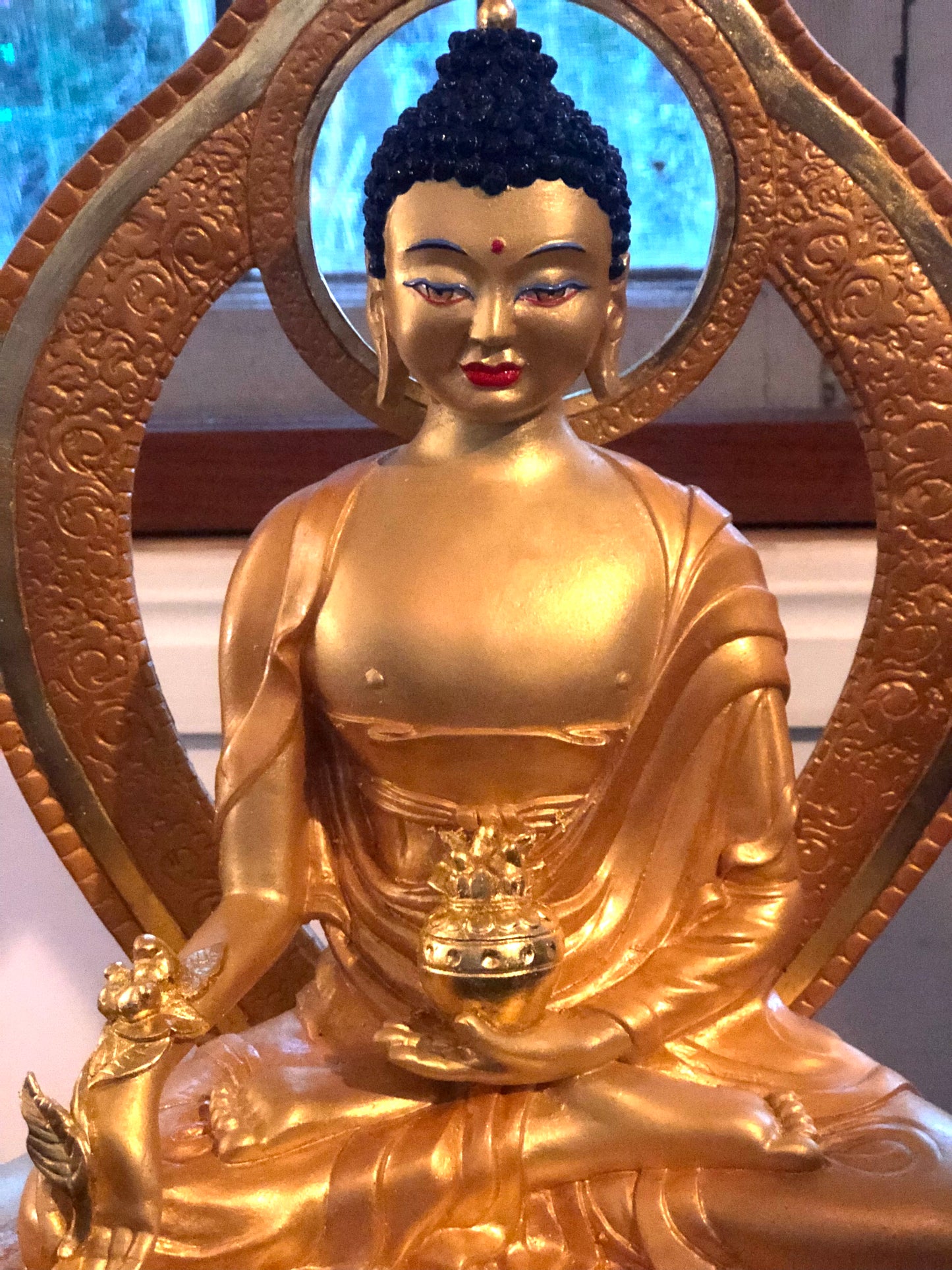 Medicine Buddha Statue - Gold ‘made to order’