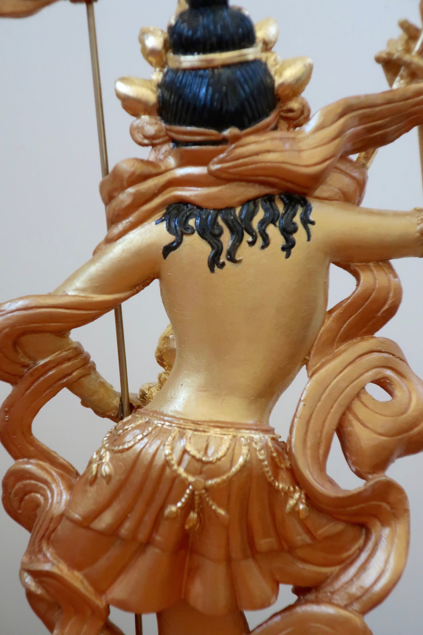 (made to order) ~ Princess Mandarava Statue ~ Gold on Gold