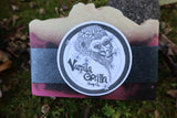 Blackberry vanilla white/black/pink soap vanilla gorilla