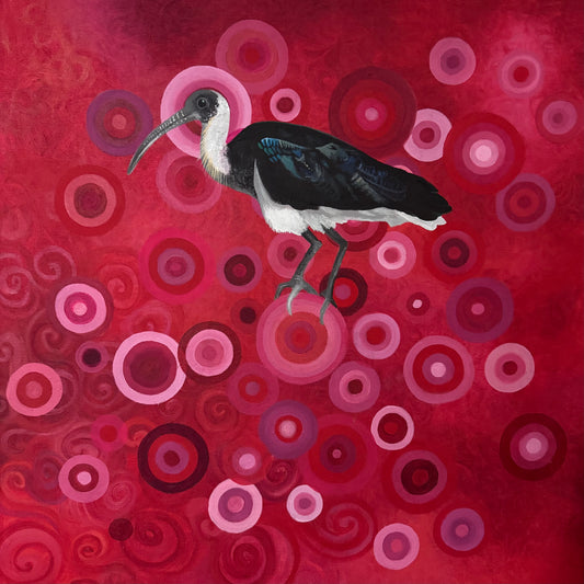 Just Passing By - original Art - oil on canvas