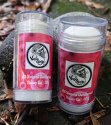 'Rosey Be' gentle, natural, pit friendly, long lasting deodorant