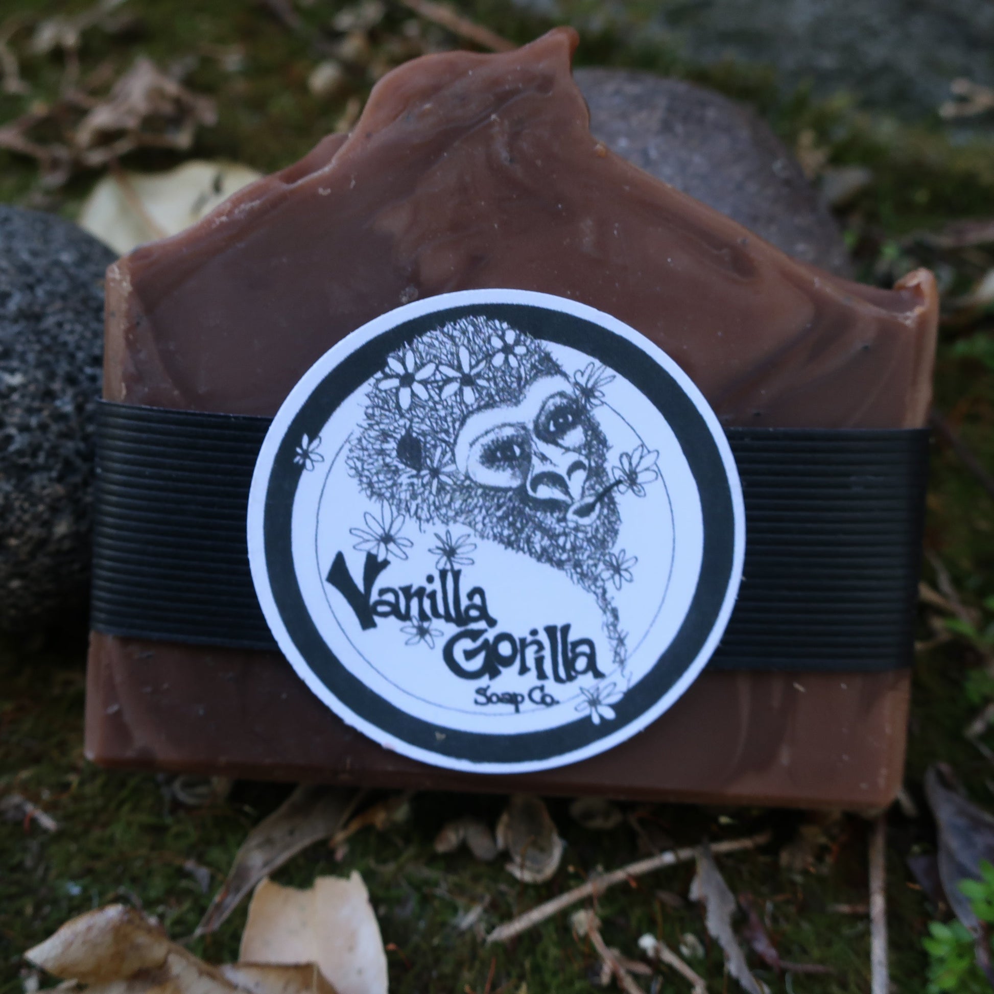 Brown very vanilla handmade soap bar