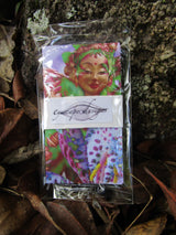  goddess blank tags 5 pack of Princess Mandarava ~ buddhist inspired gift cards