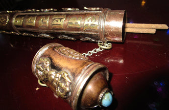Copper 8 symbols Incense Tube / Incense Holder - Eyescape Designs