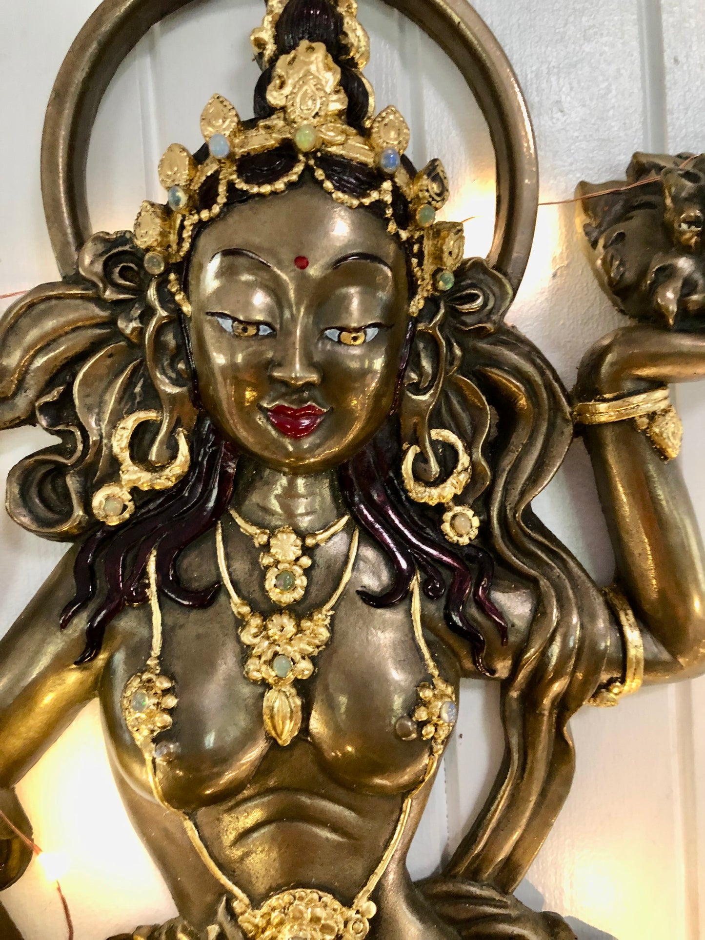 Bronze Offering Goddess - investment cast - original artwork
