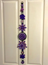Purple Swirl love heart Dangelie wall hanging  