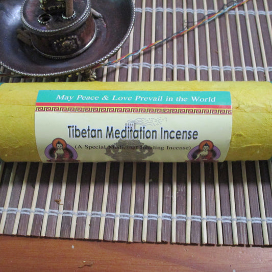 Tibetan Meditation Incense  100% herbal pure (in Tube) 
