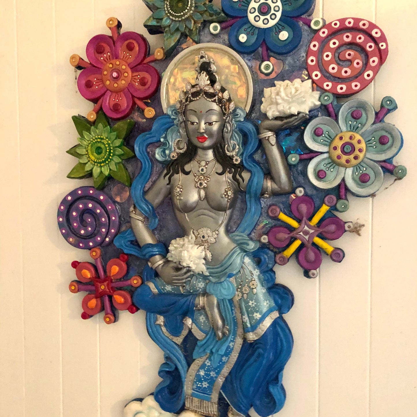 Moonflower Goddess - multidimensional original artwork
