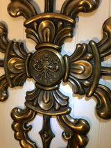 detail solid bronze double dorje