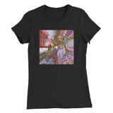Women’s Slim Fit T-Shirt ~ Triple layer Mandarava print